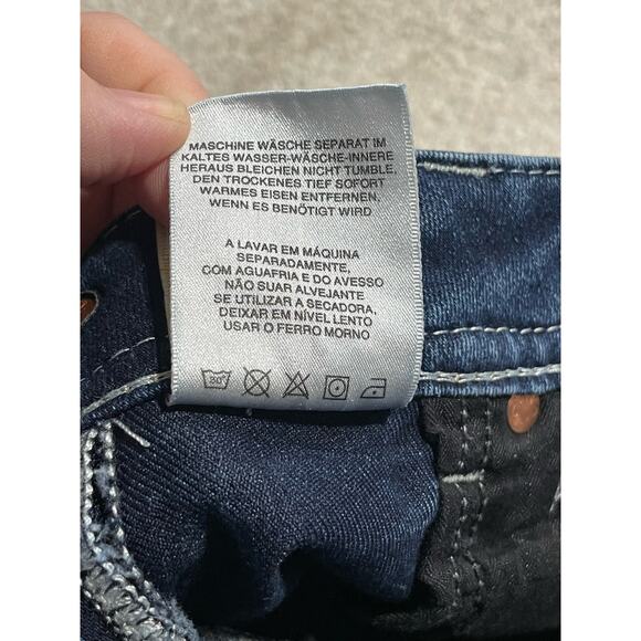 Miss Me Skinny Jeans Womens 26 JP5567G4 Embroidered Pockets Denim Low RIse Y2K - Picture 15 of 15